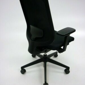 10 - SENATOR CLIPPER EXEC TASK CHAIR -BLACK -FULLY LOADED ADJUSTMENTS VGC+VGQ