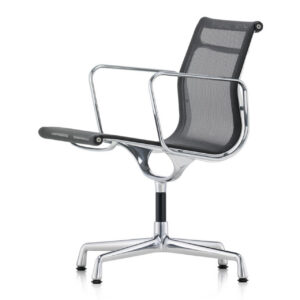 6 - VITRA CONFERENCE RECEPTION MESH CHAIRS- By Charles and Ray Eames- HI QUALITY